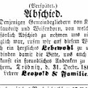 1868-12-31 Kl Abschied Lehrer Leopold